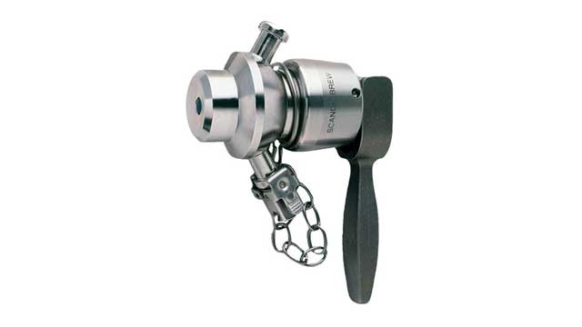 Vanne d'échantillon à membrane SB d'Alfa Laval. Un moyen compact et économique de prélever des échantillons globaux ou aseptiques dans des cuves et les tuyauteries de brasseries ainsi que dans le cadre d'autres processus hygiéniques tels que les produits alimentaires et laitiers dans des conditions stériles.