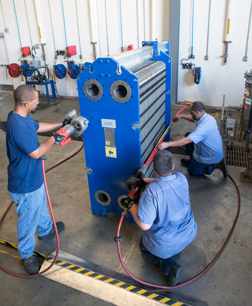 Alfa Laval plate heat exchanger service 500