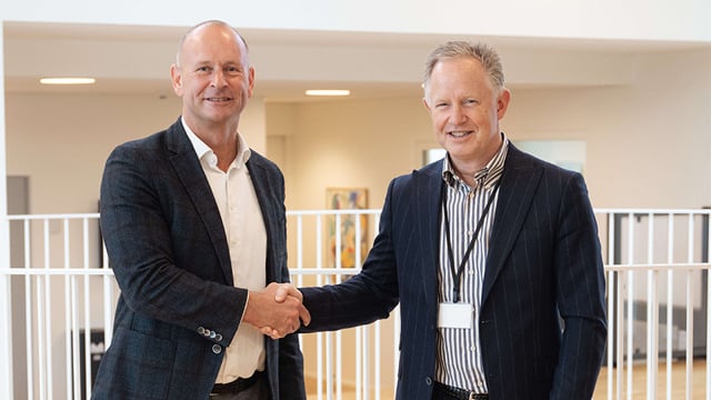 Søren Holm Jensen, CEO at CO RO, and Lars Dithmer, President BU Food Systems
